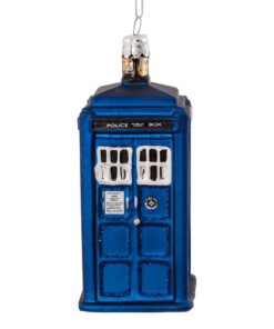 Alternative view of Kurt Adler 4.25-Inch Doctor Who Tardis Glass Figural Ornament