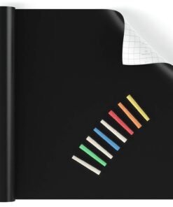 ARTEZA Black Chalkboard Peel and Stick Wall Sticker, 16 Feet x 17.7 Inches 10 61xX6zZOjaL