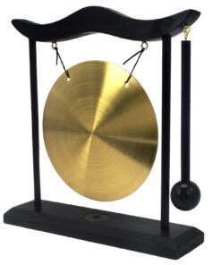 Feng Shui Brass Gong Desktop Zen Art for Fortune + Free Red String Bracelet H1301 17 61xXjS Sa2L