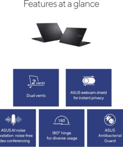 ASUS 2023 Newest Vivobook 16 Laptop, 16” WUXGA (1920x1200) 16:10 Laptop, Intel Core i5-1235U CPU, 16GB RAM, 1TB SSD, Intel UHD Graphics, Wi-Fi, Thin and Light, Windows 11 Home, Indie Black 16GB RAM | 1TB 16 inch 9 61xYgqmAWL