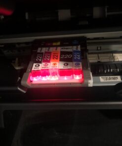 Kingjet Compatible for Canon 220 221 Ink Cartridges, Replacement for Canon PGI-220 PGI220 CLI-221 CLI221 Work with PIXMA MP560 MP620 MP620B MP640 MP980 MP990 MX860 IP3600 IP4600 IP4700, 15 Pack 30 61xYhKP7FsL