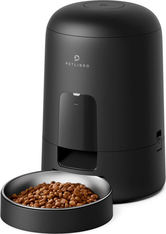 Catalog 8 PETLIBRO Automatic Cat Feeder, Automatic Cat Food Dispenser Battery-Operated with 180-Day Battery Life, AIR Pet Feeder for Cat & Dog, Timed Cat Feeder Program 1-6 Meals Control, 2L Auto Cat Feeder Black Basic