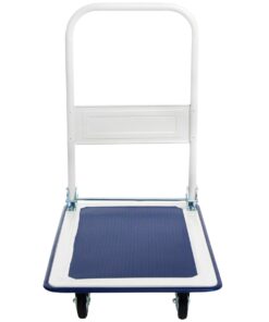 Giantex 10 Costway Platform Cart Dolly Folding Foldable Moving Warehouse Push Hand Truck, 330lbs Weight Capacity, Blue 20 61xZwvCWdNL
