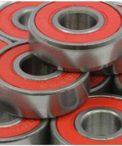 Alternative view of 608-2RS Skateboard Bearing, Red, 8x22x7, Sealed, (Pack of 100)
