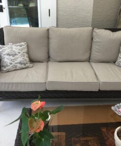 Quality Outdoor Living 29-BG23SB All-Weather Patio Chair Deep Seat and Back Cushion, 23x26, Beige 22 61xasysWv1L