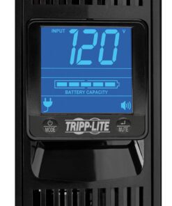 Tripp Lite SMART1500LCD 1500VA Smart UPS Battery Back Up, 900W Rack-Mount/Tower, LCD, AVR, USB, DB9, 3 Year Warranty & Dollar 250,000 Insurance Black 27 61xbvRpor8L