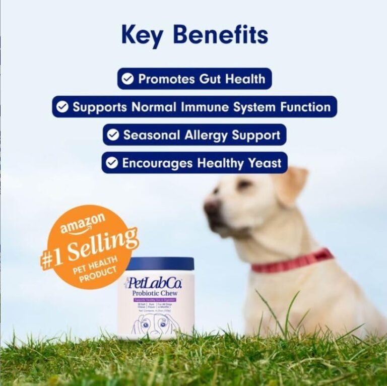 PetLab Co. Probiotics For Dogs, Support Gut Health, Diarrhea, Digestive Health & Seasonal