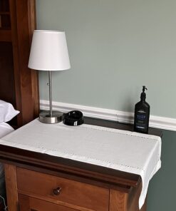 360 Lighting Justin 18" High Small Modern Accent Table Lamps Set of 2 USB Port Pull Chain Silver Finish Metal White Shade Living Room Charging Bedroom Bedside Nightstand House Office Home Justin Silver 58 61xeJaTcGuL