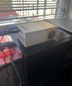 Mini Projector, PVO Portable Projector for Cartoon, Kids Gift, Outdoor Movie Projector, LED Pico Video Projector for Home Theater Movie Projector with HDMI USB Interfaces and Remote Control projector YG300Pro 39 61xfaOWKsgL