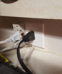 GE 6-Outlet Extender, Grounded Wall Tap, Adapter Spaced Outlets, 3-Prong, Multiple Plug, Quick and Easy Install, Cruise Essentials, UL Listed, White, 50759 1 Pack Standard Power Strip 46 61xjhKuYr2L