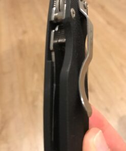 Spyderco Para Military 2 Signature Knife with 3.42" CPM S45VN Steel Blade and Durable G-10 Handle - PlainEdge - C81GP2 Black Handle - Stainless Steel Blade 69 61xlDeXxKcL