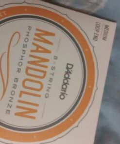 D'Addario Mandolin Strings - Mandolin Strings - Phosphor Bronze - For 8 String Mandolin - Rich, Full Tonal Spectrum - EJ74 - Medium, 11-40 1-Pack 13 61xn46UWKxL