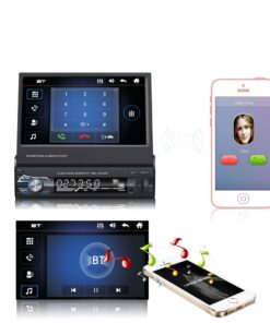 Lexxson 7Inches Single Din Touchscreen Wireless MP3/MP4/USB/SD AM/FM Car Stereo, 7 Inch Digital LCD Monitor BT and Wireless Remote Control CW0013 12 61xn8b74jL