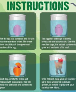 Alternative view of SCS Direct Animal Planet Super Grow Dinosaur Eggs 3 Pack - Toys Hatch and Grow to 3X Size in Water - T-Rex, Triceratops, & Ankylosaurus - Includes Dino Educational Fact Cards