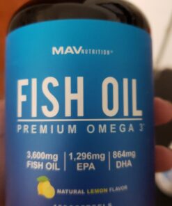 Triple Strength Omega 3 Fish Oil | 3600 mg EPA & DHA | Over 2,000mg of Omega-3 Fatty Acids | Over 1,200mg EPA + 800mg DHA | Best Essential Fatty Acids | Premium Burpless Softgel Supplements (120 Ct) Essential Fatty Acid Combinations 120 Count 28 61xnLQGERkL 2