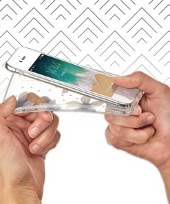 EMERGE FLORAL iPhone 8 Plus / iPhone 7 Plus Flower Cell Phone Case - White Flower Print 23 61xnTLqC 0L