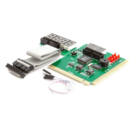 Kingwin PC Computer Motherboard Analyzer Kit [Digital PCI & ISA PC SDRAM NA Motherboard]. 4 Digit PCI & ISA PC Tester, Diagnostic Debug Post Card External Display (CMBA-4)