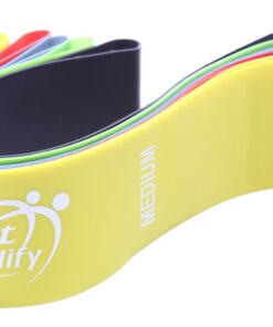 Fit Simplify Resistance Loop Exercise Bands with Instruction Guide and Carry Bag, Set of 5 Assorted 32 61xnzp U0FL