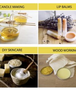 Beesworks Yellow Beeswax Pellets (1 lb) | 100% Pure, Cosmetic Grade, Triple-Filtered Beeswax for DIY Skin Care, Lip Balm, Lotion, and Candle Making 1 Pound (Pack of 1) 30 61xoAeIbgVL 1