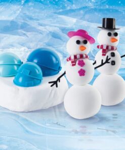Play Visions Floof Modeling Clay - Reuseable Indoor Snow - Mr. & Mrs Snowman Set With Endless Creations and 22 Molding Accessories 15 61xohv4EI7L