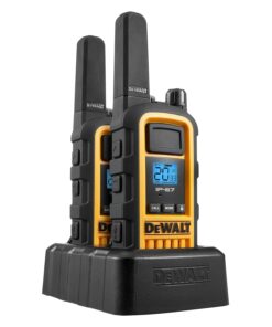 Alternative view of DEWALT DXFRS800 2 Watt Heavy Duty Walkie Talkies - Waterproof, Shock Resistant, Long Range & Rechargeable Two-Way Radio with VOX (2 Pack) 2 Pack