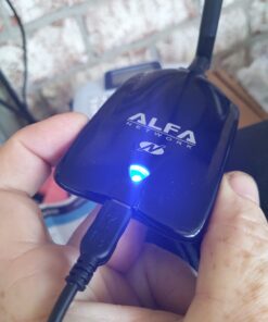 Alfa AWUS036NHA - Wireless B/G/N USB Adaptor - 802.11n - 150Mbps - 2.4 GHz - 5dBi Antenna - Long Range - Atheros Chipset - Windows XP/Vista 64-Bit /128-Bit Windows 7 Compatible 17 61xpYhU1AL