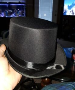 Beistle Satin Sleek Top Hat | Black | (1-Unit) 24 61xpmukyInL