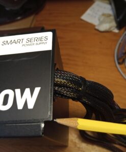 Thermaltake Smart 500W 80+ White Certified PSU, Continuous Power with 120mm Ultra Quiet Cooling Fan, ATX 12V V2.3/EPS 12V Active PFC Power Supply PS-SPD-0500NPCWUS-W 80 + White 45 61xqWMCqBL