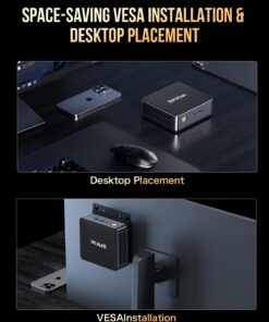 GMKtec Mini Gaming PC AMD Ryzen 9 7940HS 2TB PCIe4.0 SSD 32GB DDR5 5600 MHz RAM, Desktop Mini Computers Windows 11 pro, Radeon 780M Graphics, 2.5Gbps LAN, HDMI 2.1, 8K USB 4.0 16 61xqi9KNtcL 2