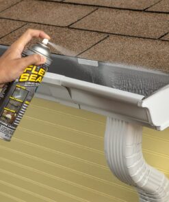 Flex Seal, 14 oz, Gray, Stop Leaks Instantly, Waterproof Rubber Spray On Sealant Coating, Perfect for Gutters, Wood, RV, Campers, Roof Repair, Skylights, Windows, and More 14 61xqj4XrRAL