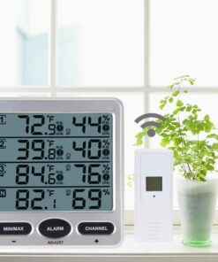 Ambient Weather WS-10 Wireless Indoor/Outdoor 8-Channel Thermo-Hygrometer with Three Remote Sensors 30 61xqrz9codL