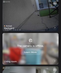 EZVIZ Security Camera Outdoor, 2K WiFi Camera with Motion Alert, Color Night Vision and IP67 Waterproof, AI-Powered Person Detection, Two-Way Talk, Compatible with Alexa Google Home | C3TN C3TN-2K 19 61xqvoTUdDL