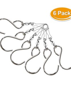 Kuuqa Swivel Hooks Clips for Hanging Wind Spinners Wind Chimes Crystal Twisters Party Supply(6 Pack) 17 61xrC8DCoIL