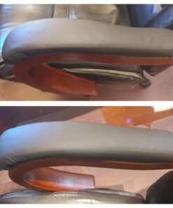 Reed Leathers Hides - Cow Leather Skins (12 X 24 Inches 2 Square Foot, Black) 12 X 24 Inches 2 Square Foot 74 61xsUCUJs4L