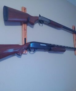 Creative Displays Two Place Gun Rack FlatIron TM Gun Rack Horizontal Hardwood Shotgun Rifle Fishing Rod Hanger (pair) (Handmade in Minnesota) 12 61xseVS7oGL