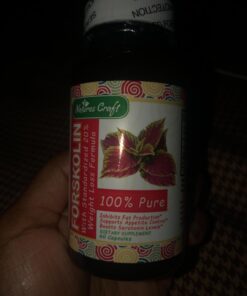 100% Forskolin Supplement - Pure Forskolin Extract Supplement with Potent Coleus Forskohlii 500 mg for Enhanced Energy for Adults - Plant-Based Energy Supplements for Women and Men - 60 Capsules 38 61xtCbw68TL