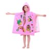 Hepix Mermaid Hooded Bath Towel, Girls Poncho Beach Towel Absorbed Bath Wrap Pink 52 61xv2PY3jL