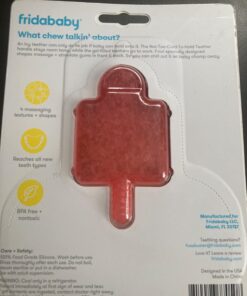 Frida Baby Not-Too-Cold-to-Hold BPA-Free Silicone Teether for Babies 39 61xvODsyCqL