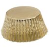 Fox Run Gold Foil Disposable Bake Cups, 3 x 3 x 1.25 inches