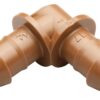 Rain Bird BE50/4PK Drip Irrigation Universal Barbed Elbow Fitting, 5/8", 1/2", .700" Drip Tubing, 4-Pack Brown 38 61xzesekjGL