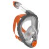 OCEAN REEF Aria Full Face Snorkel Mask (Gray, Extra Small)