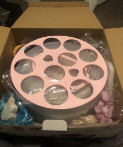 Cake Decorating Kit,635 Pcs Decorating Supplies With 3 Springform Pan Sets Icing Nozzles Rotating Turntable Cake Topper Piping Bags Carrier Holder,Cake Baking Set Tools 635 PCS 21 61y0ZAP79gL