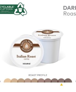 Barista Prima Italian Roast Coffee, Keurig K-Cup Pods, Dark Roast, 96/Carton (66149) 24 Count (Pack of 4) 15 61y0wseaWOL