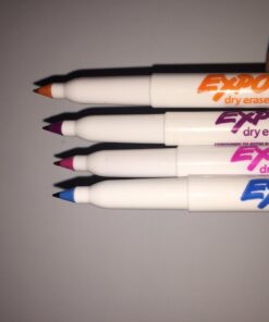 EXPO 1884308 Low-Odor Dry Erase Markers, Ultra Fine Tip, Fashion Colors, 4-Count 4-count - FASH 17 61y1dria2L