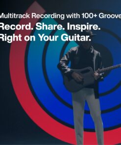 LAVA ME 3 Carbon Fiber Guitar Acoustic Electric Smart Guitar with Tuner, Recording and Beat Functions, Multiple Performance Effects, Beginners, Adults, Right Travel Guitar(38inch Space Grey Ideal Bag) 38 inch + Ideal Bag 8 61y1fst6TOL