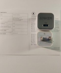 USB C GaN Charger 30W, Anker 511 Charger (Nano 3), PIQ 3.0 Foldable PPS Fast Charger for iPhone 15/15 Pro/14/14 Pro Max/13, Galaxy, iPad (Cable Not Included) - Aurora White 34 61y2EIzXYaL