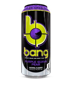 Bang Energy Purple Guava Pear, Sugar-Free Energy Drink, 16-Ounce (Pack of 12) 16 Fl Oz (Pack of 12) 21 61y49BfIEaL