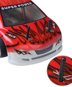 Alternative view of 50-Pack HobbyPark Metal 1/12 1/10 Body Clips Bent Springy R Pins Medium Replacement Parts for RC Car Truck Crawler Buggy