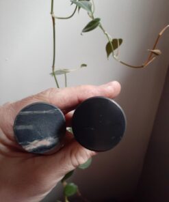 Genuine Shungite Cylinders Harmonizers Set | Shungite & Soapstone Egyptian Rods | Polished Harmonizers from Karelia | Real Shungite Healing Cylinders for Yoga Meditation Chakra Balancing Reiki HCP1 22 61y5y3Ep9yL