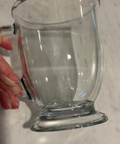 Anchor Hocking 16-oz Café Glass Coffee Mugs, Clear, Set of 6 27 61yAHarJ1AL